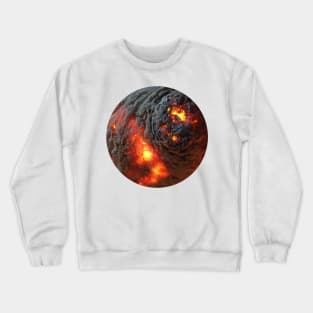 Flaming Seashell 1 Crewneck Sweatshirt